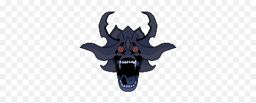 Sea Monster Pixelart - Demon Png,Sea Monster Icon