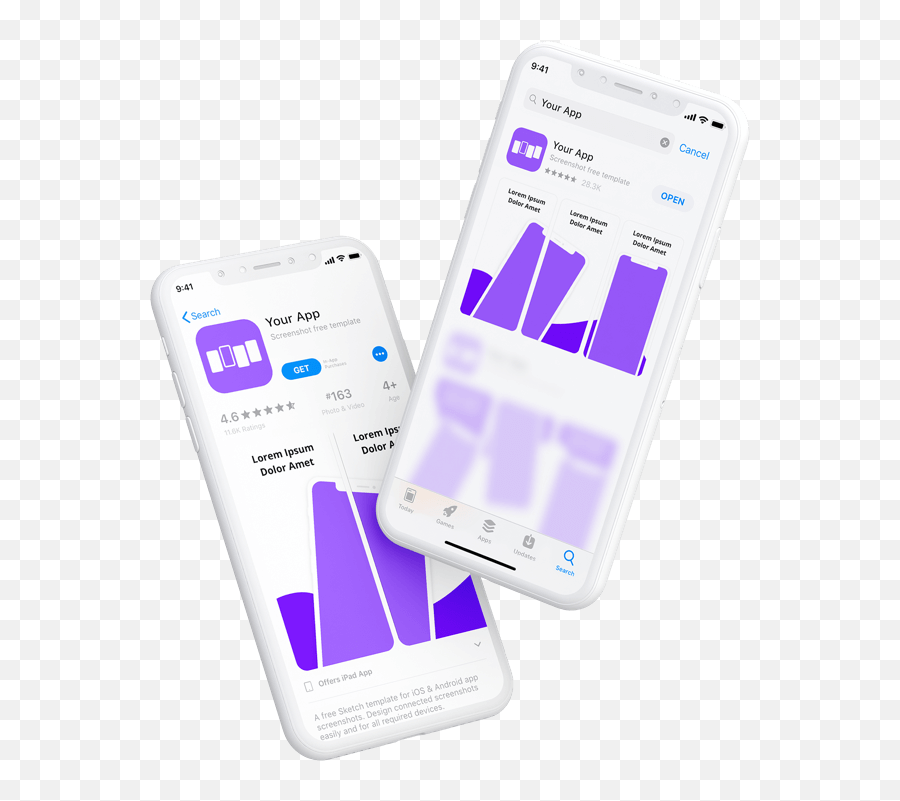 App Screenshot Mockup Sketch Freebie Launchmatic - Android App Mockup Design Png,Iphone Icon Mockup