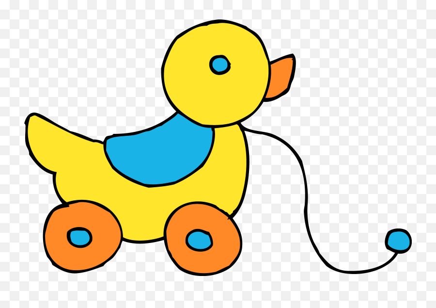 Toy Duck Clipart - Transparent Background Baby Toy Clipart Png,Duck Clipart Png