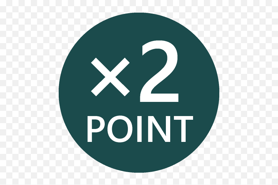Loyalty - X2 Point Png,Reward Points Icon
