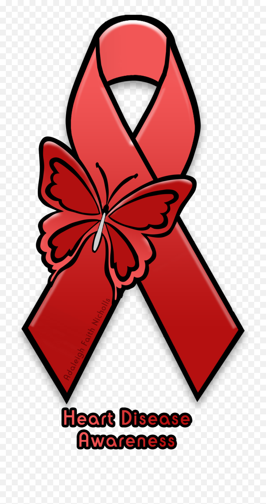 Heart Disease Clipart Image Download - Holoprosencephaly Awareness Ribbon Png,Heart Disease Icon