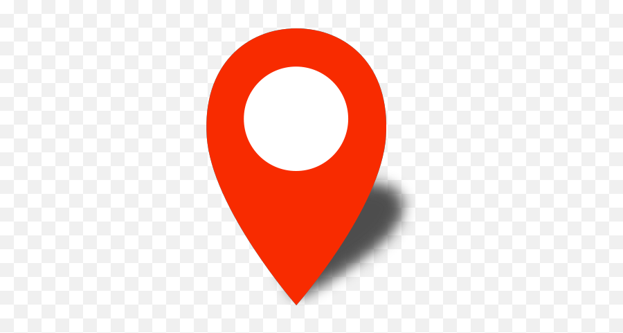 Simple Location Map Pin Icon Red Free - Check In Vector Free Png,Map Pin Icon Free