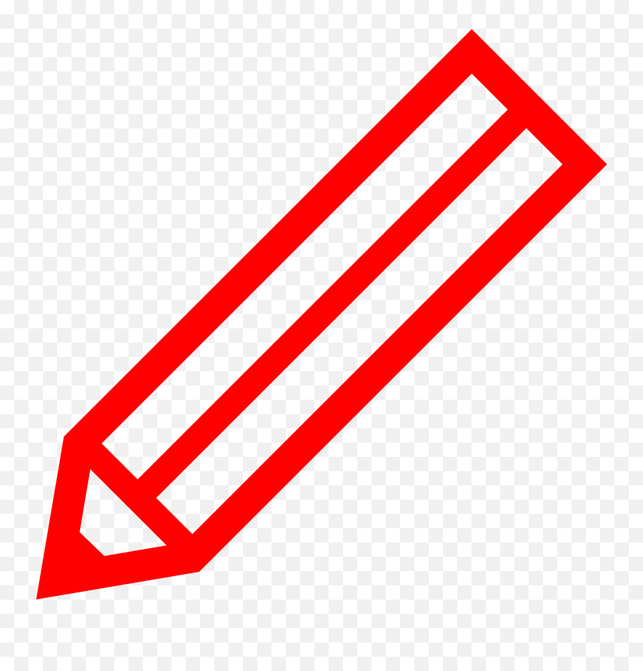 Filered Pencilsvg - Wikimedia Commons Phonto Icon Pink Png,Red Icon Png