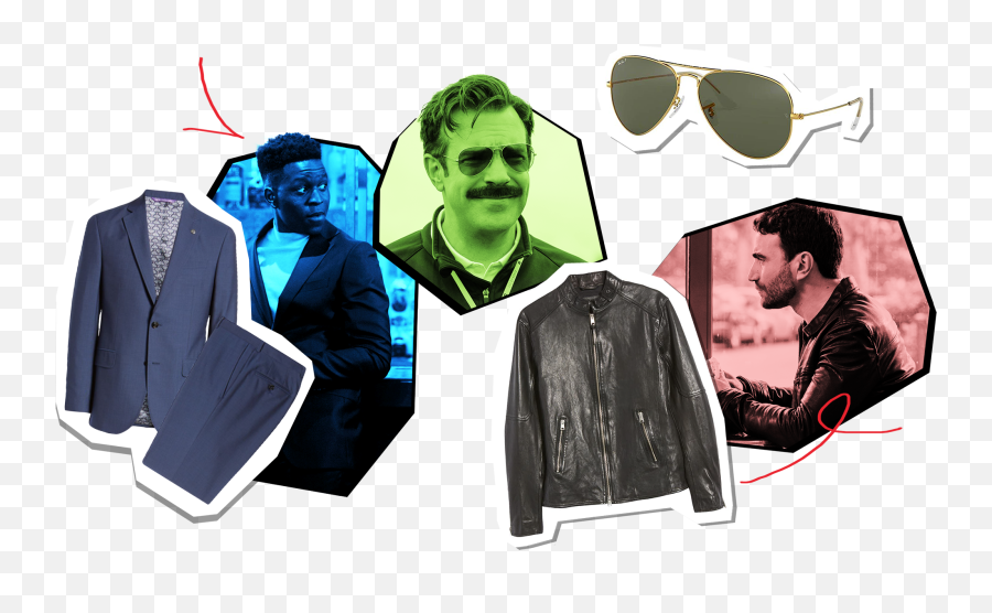 Ted Lasso How To Dress Like The Men Of Emmy - Winning Smart Casual Png,Cheap Icon Leather Jackets