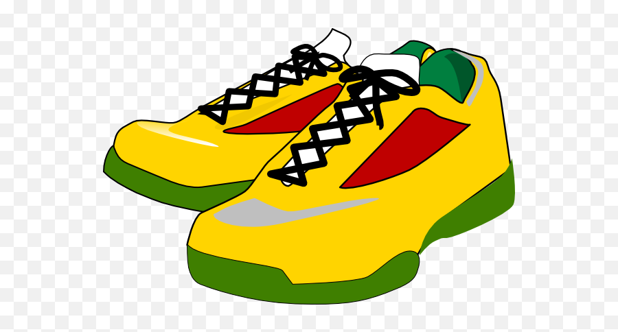 Sport Shoes Clip Art Png Image - Running Shoes Clipart Png,Shoes Clipart Png