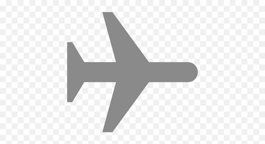 Gray Airplane Icon Png Symbol - Transparent Airplane Mode Icon,Mode Icon