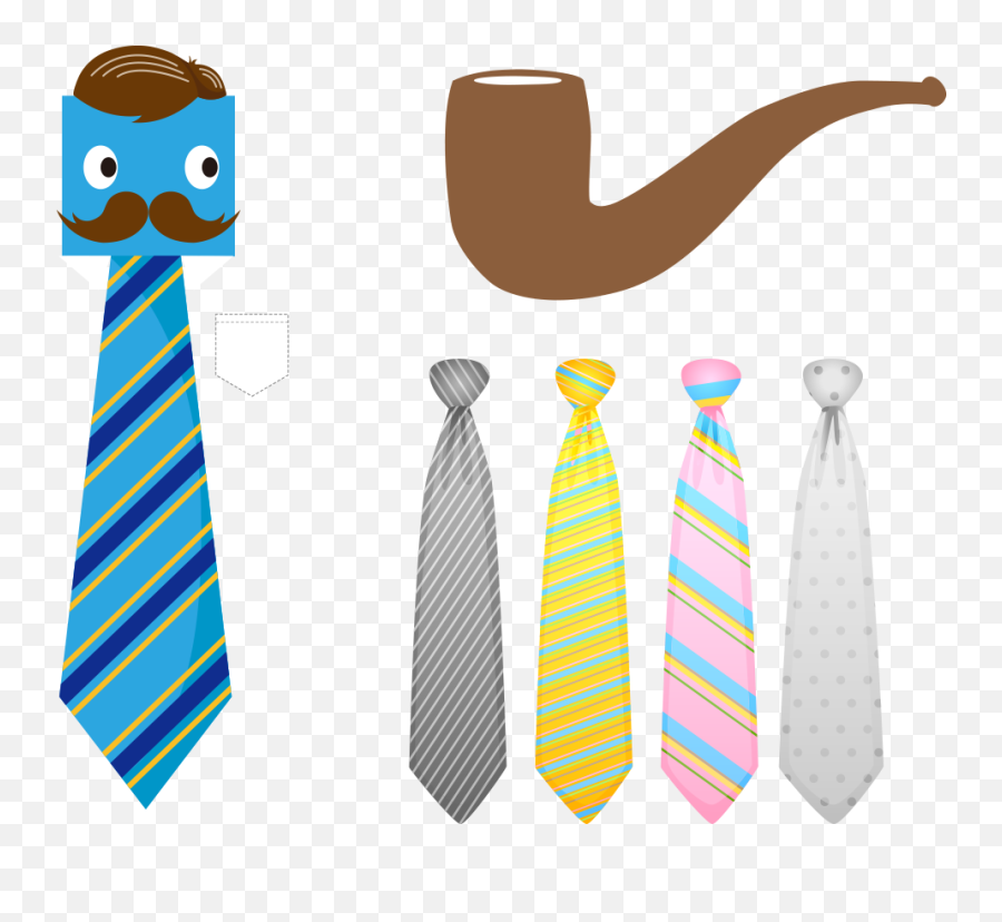 Tie Transprent Png Vector Transparent - Caricatura Corbata Png,Necktie Png
