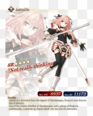 Astolfo And Amakusa Shirou - Transparent Png