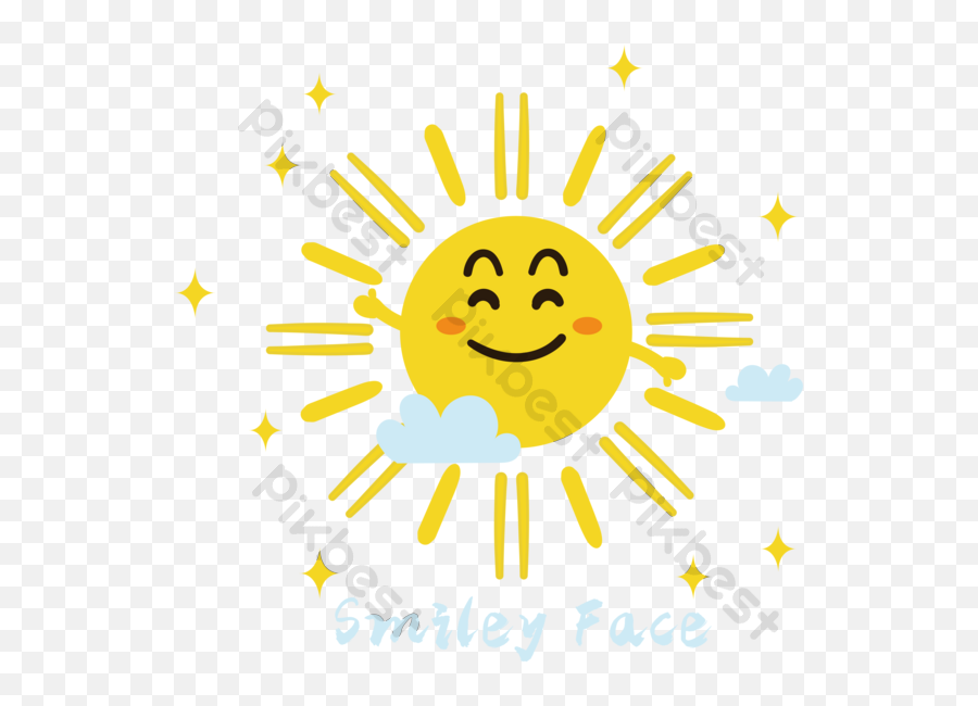 Cute Waving Smiley Sun Vector Png Images Ai Free Download - Happy,Happy Sun Icon