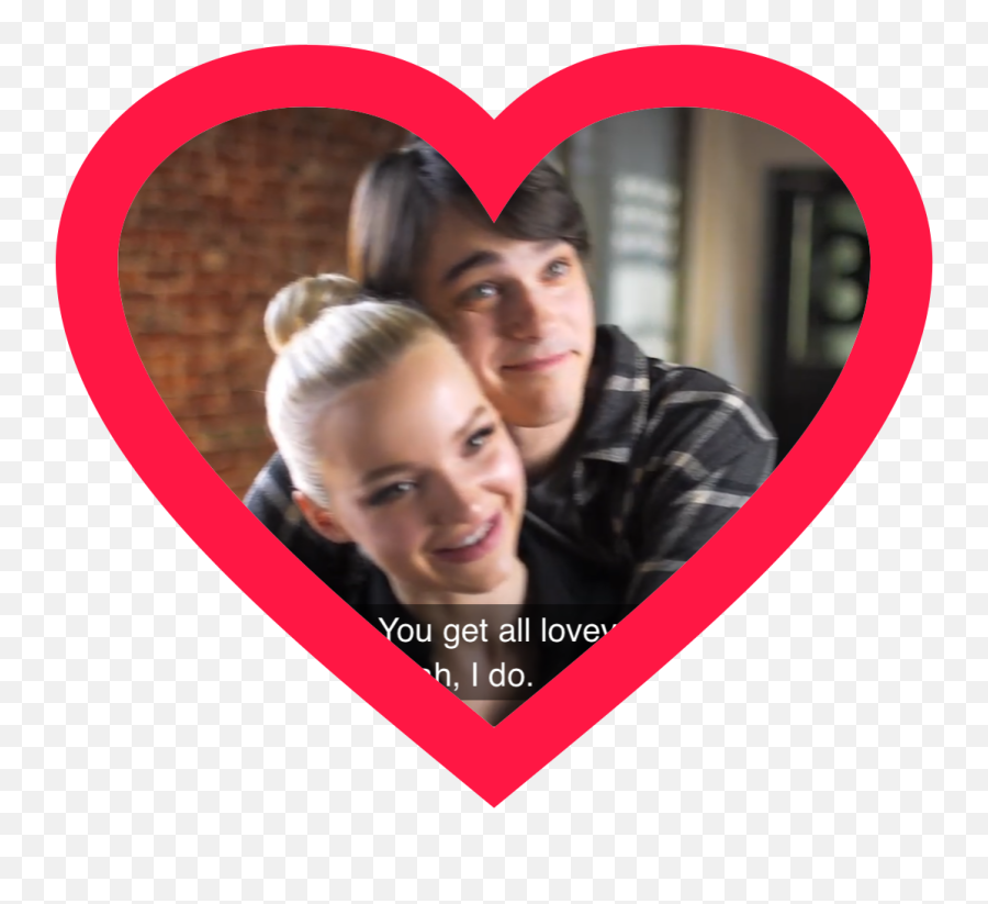 Mal Ben Love Dove Dovecameron Sticker By Heathertheunhinged Png Descendants Icon