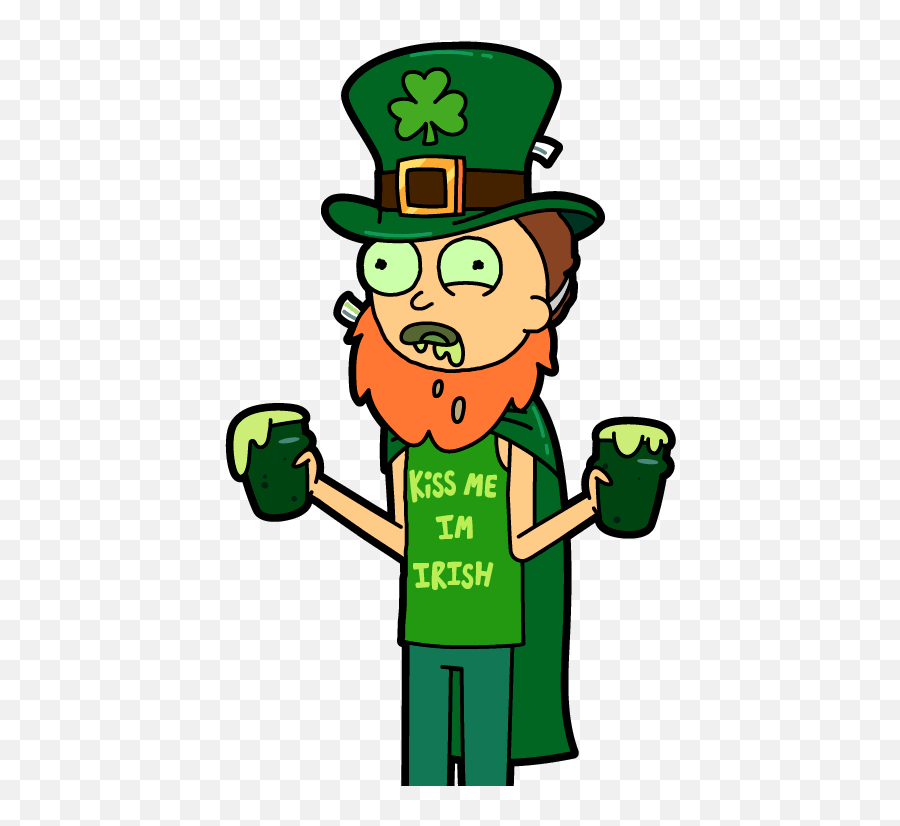 Leprechaun Clipart Buff - St Rick And Morty Png,Morty Png