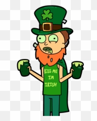 Leprechaun Clipart Buff - St Rick And Morty Png,Morty Png