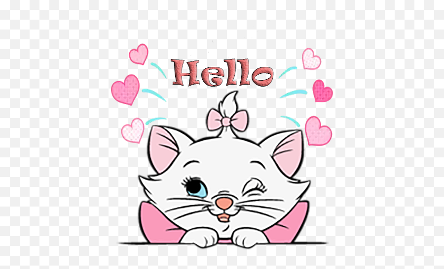 Cute Cat Stickers For Whatsapp Apk 134 - Download Apk Marie Disney Png,Kawaii Cat Icon