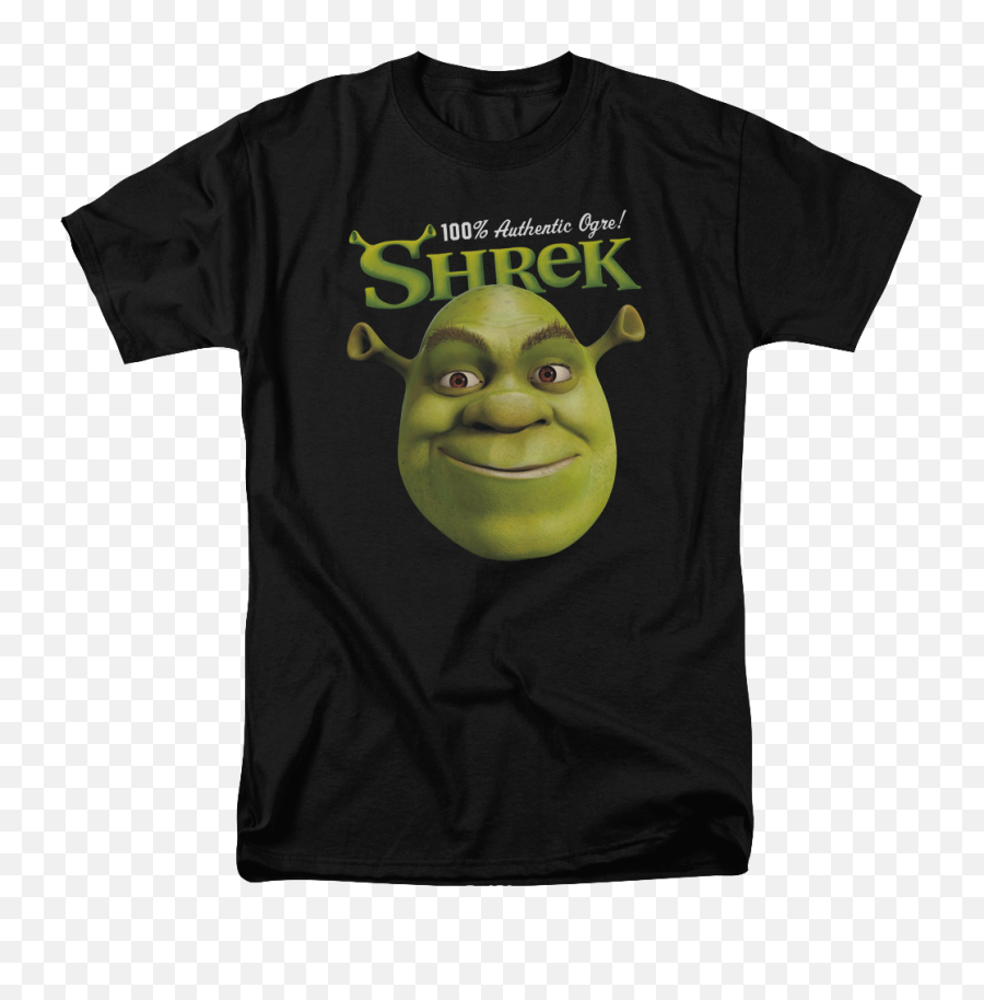 Authentic Ogre Shrek T - Shirt Shrek Hoodie Black Png,Shrek Face Png