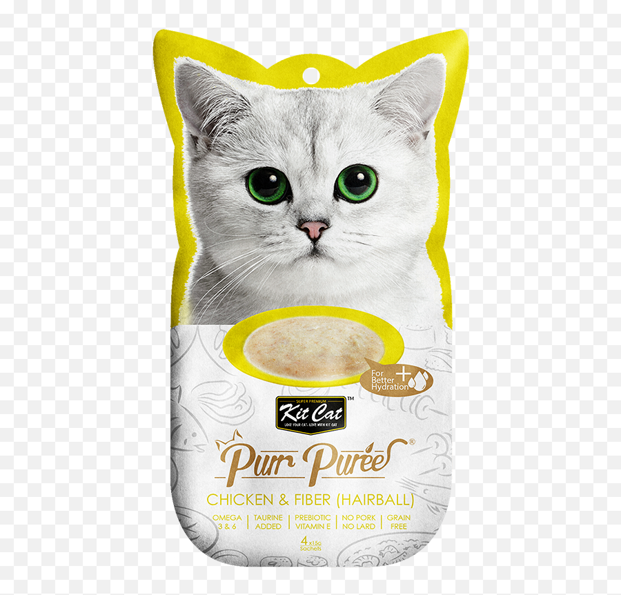 Kit Cat - Kit Cat Purr Puree Chicken U0026 Fiber Hariball Control Cat Treat Png,Kit Kat Icon Pack