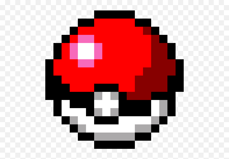 Pokeball Pixel Png Picture - Pokemon Pixel Art Master Ball,Pokeball Logo