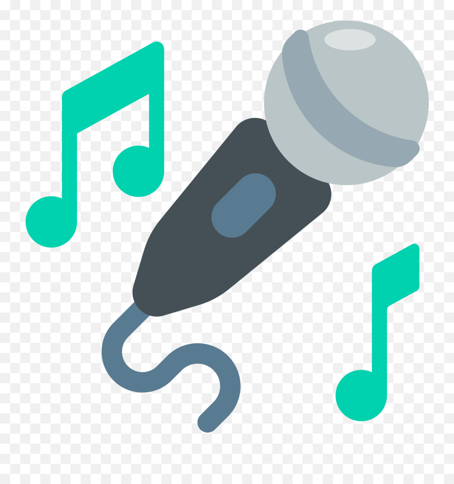 Microphone Emoji - Emoji De Microfono Png,Microfono Png
