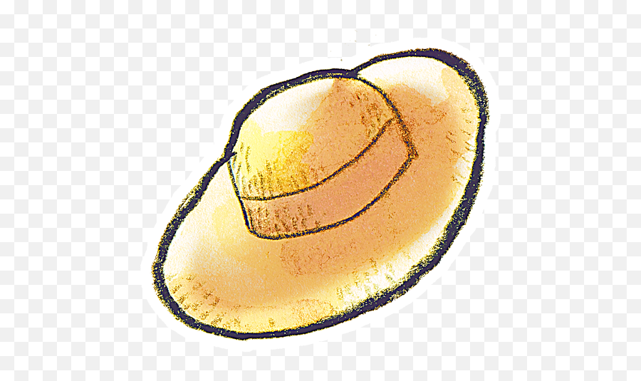 Beach Hat Clipart Kid - Clipartingcom Straw Hat Clip Art Png,Beach Clipart Transparent Background