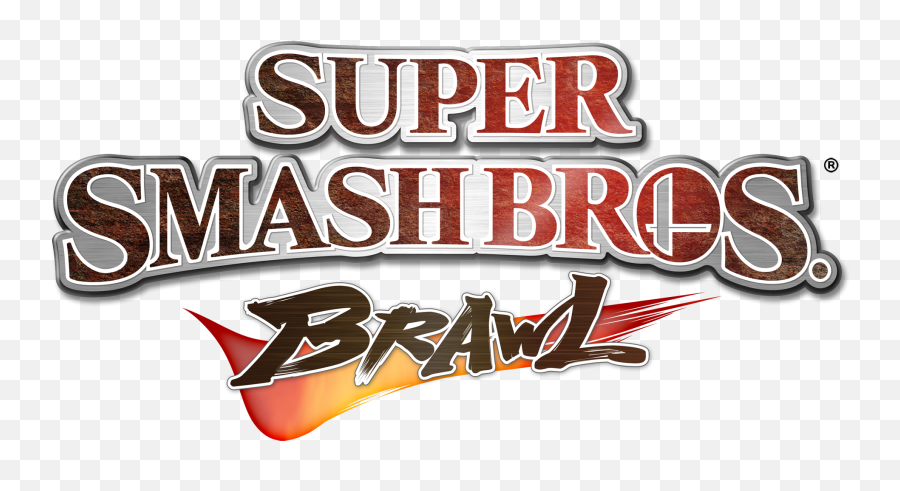 Super Smash Bros - Super Smash Bros Brawl Title Png,Metroid Logo Png
