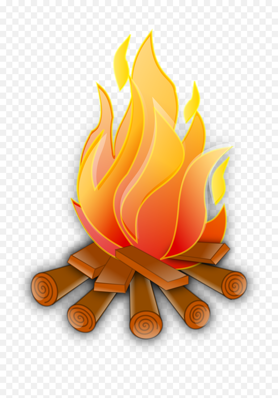 Campfire Transparent Background - Clipart Bonfire Png,Campfire Transparent Background