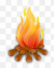 Campfire Transparent Background - Clipart Bonfire png