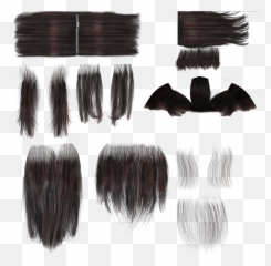 Download Hair Texture Png Transparent Library - Long Alpha