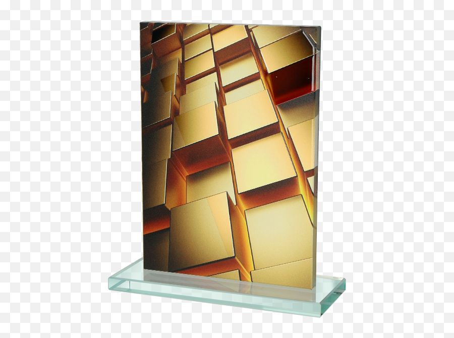 Glass Award With 3d Effect Png