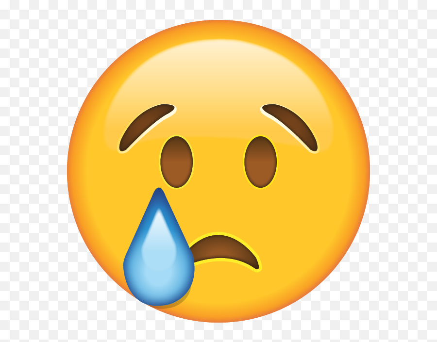 Emoji Cry Png 1 Image - Cry Sad Face Emoji,Cry Png