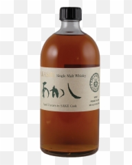 Single Malt Whisky Sake Cask Akashi - Glass Bottle Png,Sake Png