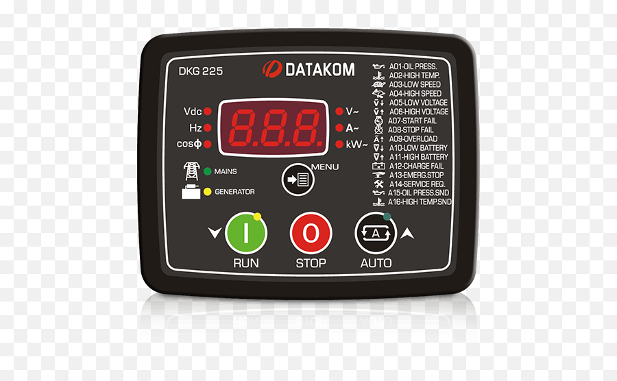 Dkg - 225 Amf Unit With Battery Charger Datakom Electronics Png,Low Battery Png