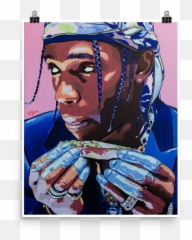 M - Travis Scott Painting Png,Travis Scott Png