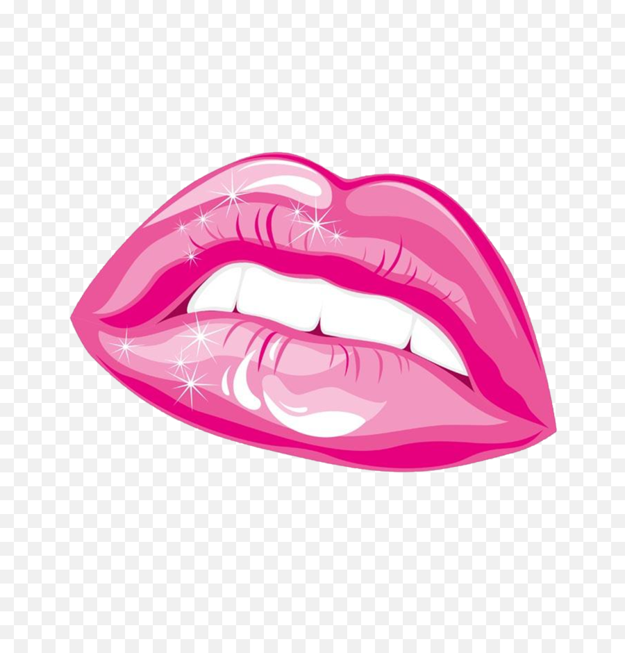 Pink Lips Clipart Png Image Free - Lip Gloss Logo Design,Lips Clipart Png