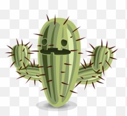 Cactus Png Clipart - Cactus With Face Png,Cactus Clipart Png