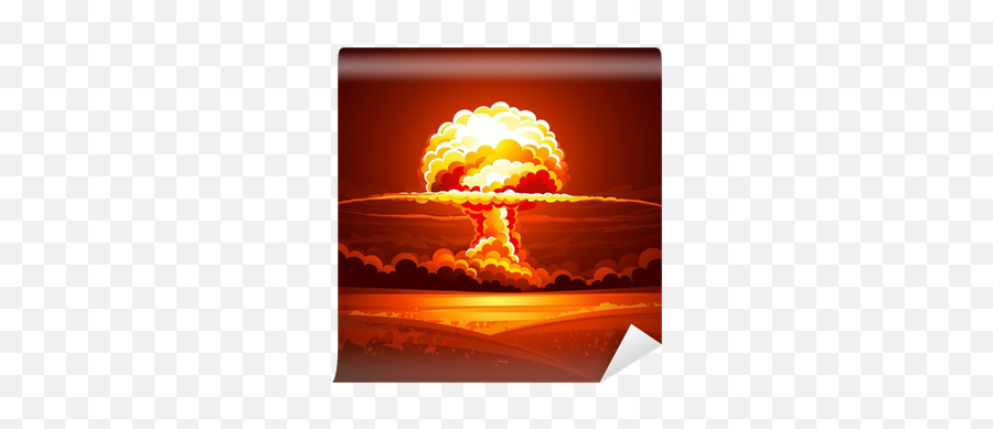 Nuclear Explosion Wall Mural U2022 Pixers We Live To Change - Explosion Mushroom Png,Nuclear Explosion Png