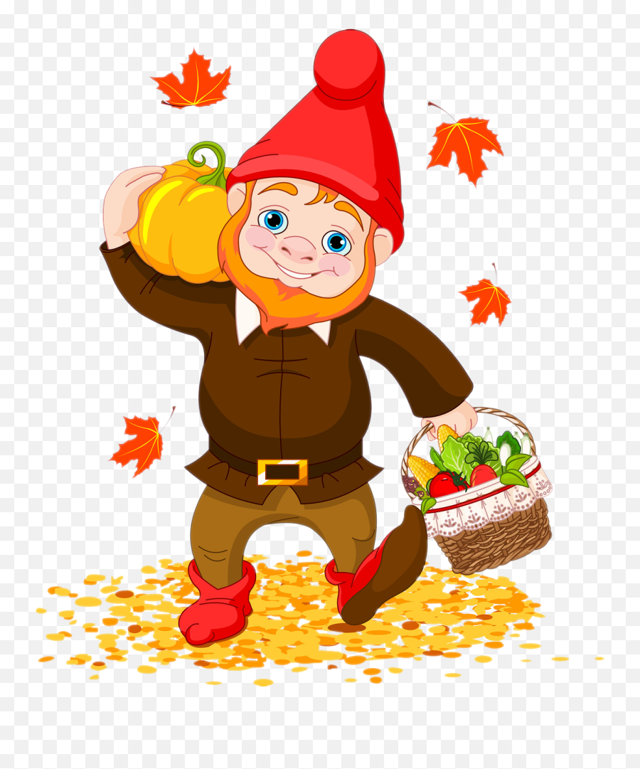 Garden Gnome Clip Art - Gnome Png Download 11061280 Red Headed Yard Gnome,Gnome Transparent