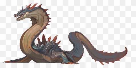 Download Brilliant Art Design - Monster Hunter Sea Monster Monster Hunter Sea Dragon Png,Sea Monster Png