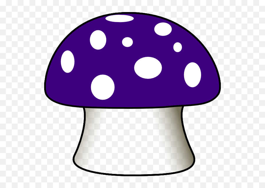 Library Of Free Whimsical Black And White Mushrooms Png - Purple Mushroom Clipart,Mushrooms Png