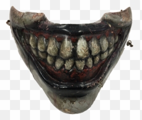 American Horror Story Twisty The Clown Mouth Mask - Twisty The Clown Smile Mask Png,Clown Hair Png