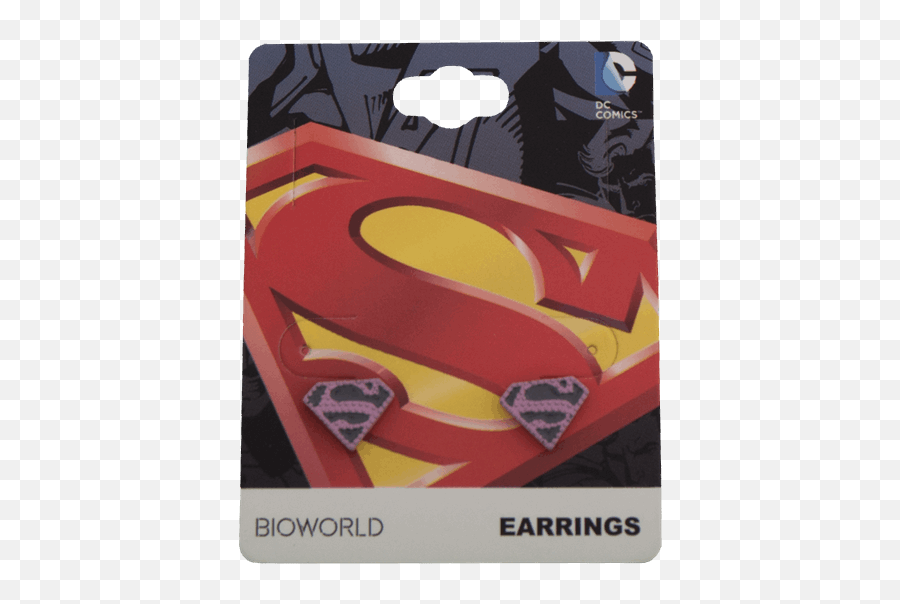 Dc Comics - Superman Logo Bling Earrings Superman Png,Superman Logo Images