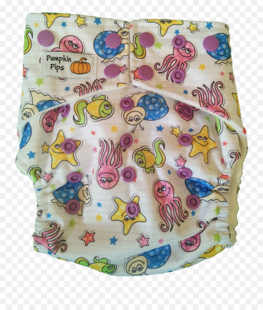 Under The Sea Modern Cloth Nappy - Cloth Diaper Full Size Coin Purse Png,Under The Sea Png