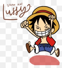 Download Clip Free Letters Art Stock - One Piece Chibi Hd Png,Luffy Png