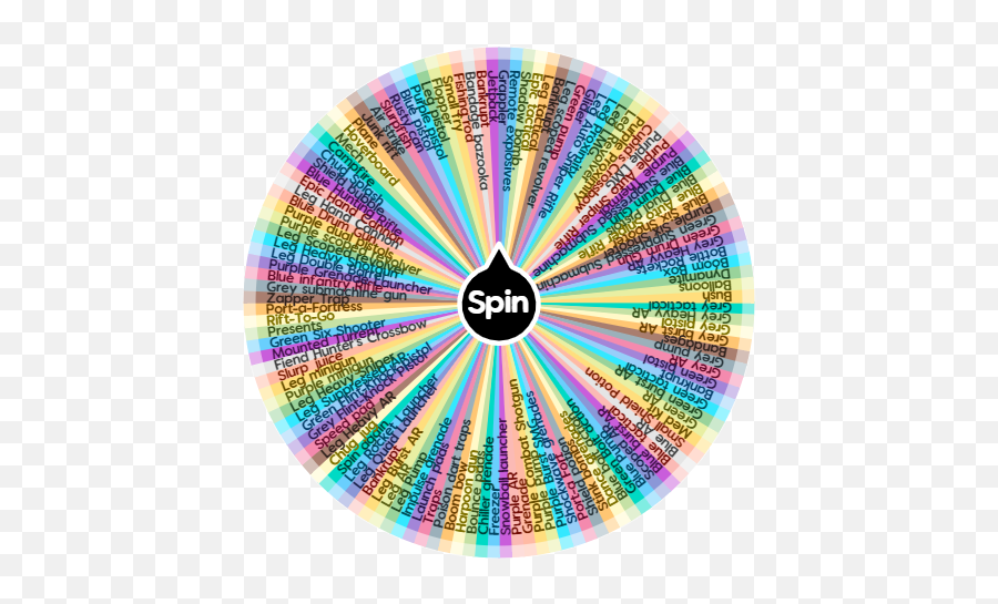 Fortnite Weapons Spin The Wheel App - Harry Potter Character Wheel Png,Fortnite Rocket Launcher Png