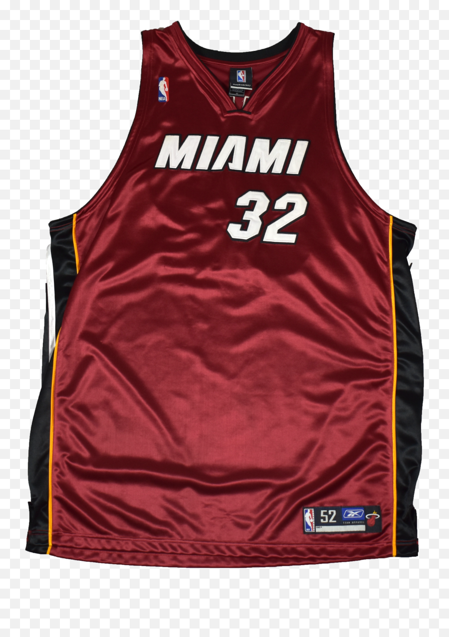 Download Transparent Shaquille Oneal Png - Shaquille O Neal Miami Heat Jersey,Shaq Png