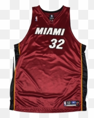 Download Transparent Shaquille Oneal Png - Shaquille O Neal Miami Heat Jersey,Shaq Png