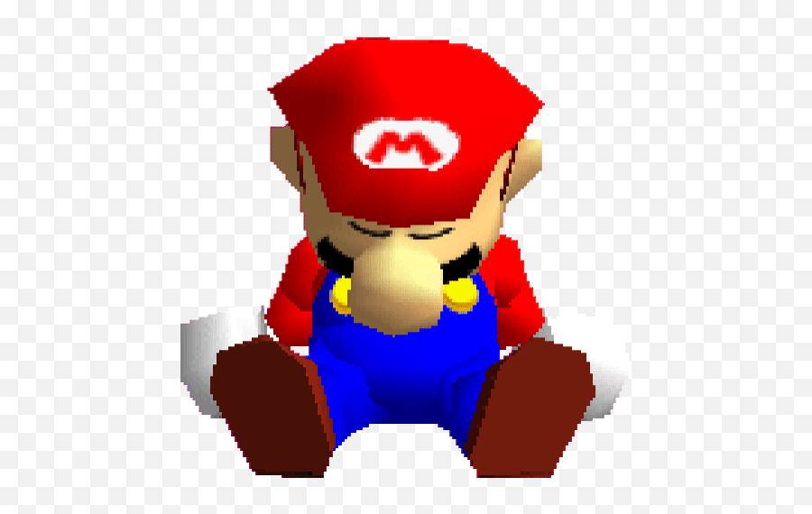 Top Super Mario 64 Stickers For Android - Sleeping Mario Png,Paper Mario Transparent