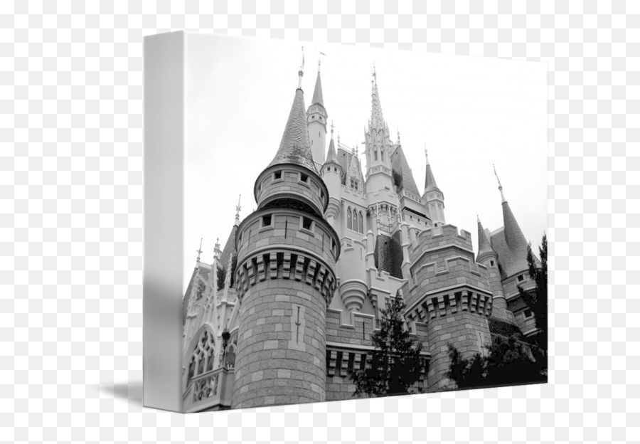 Cinderellas Castle In Disney World By Megan Funk - Cinderella Castle Png,Disneyland Castle Png