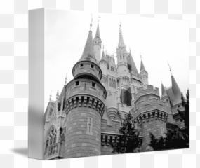 Cinderellas Castle Disney World By Megan Funk - png
