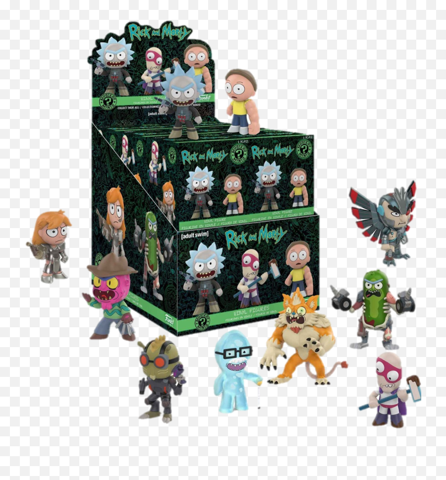Download Rick And Morty Characters Png Transparent - Rick And Morty Funko Mystery Minis Rick,Rick And Morty Transparent Background