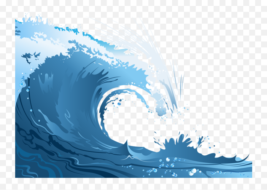 Poster Wind Wave Cartoon - Transparent Background Wave Clipart Png,Cartoon Wave Png