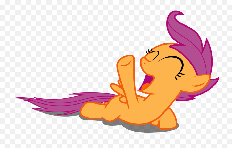 Mlp Scootaloo Laughing Vector Clipart - Mlp Scootaloo Laughing Png,Laughing Transparent Background